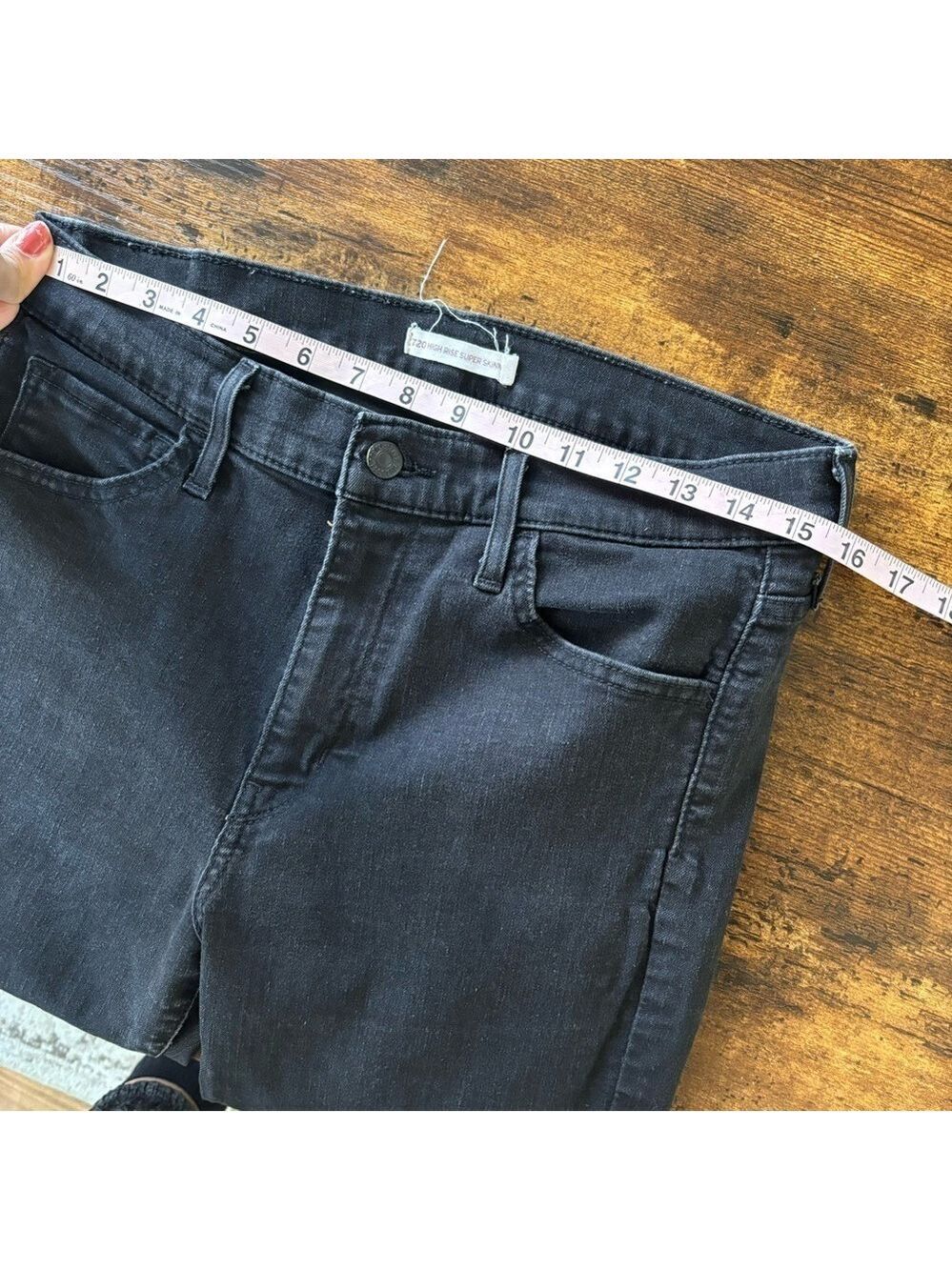 Levi’s 720 High Rise Super Skinny Size 32 - Picture 8 of 11
